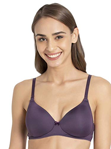 Image of Jockey 1819 Women's Wirefree Padded Microfiber Nylon Elastane Stretch Full Coverage Multiway Styling T-Shirt Bra with Magic Under