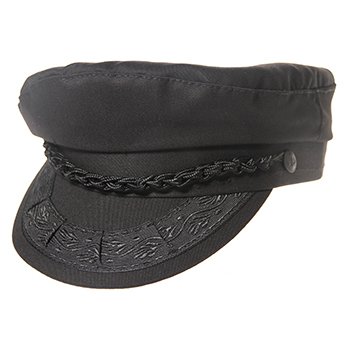Authentic Greek Fisherman's Cap - Cotton Black
