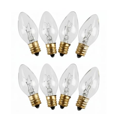 UI PRO TOOLS Clear Night Light Replacement Bulb Pack of 8