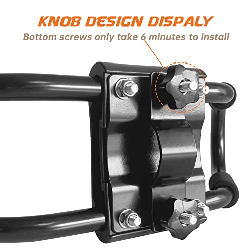 image for HIGHRAZON Kayak Roof Rack, 2 Pair J-Bar Roof Rack with 4 Ropes. Heavy 