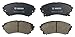 Bosch BP1331 QuietCast Premium Semi-Metallic Disc Brake Pad Set For 2008-2013 Cadillac CTS; Front