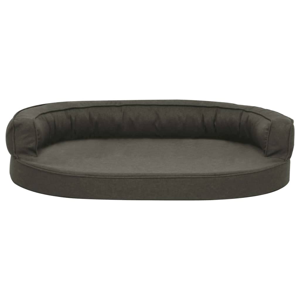 Cama para perros 75 x 53 cm gris oscuro