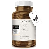NR Kapseln mit Nicotinamid Ribosid (Niacin) - NAD+ Energiestoffwechsel & Verringerung von Müdigkeit - 60 Kapseln - 500 mg pro Kapsel - Laborgeprüft, Made in Germany - JIKOAII® NR+