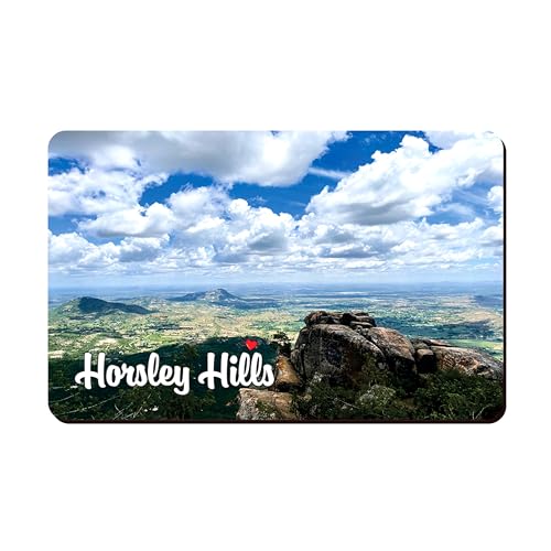 Image of Elegant Fridge Magnet with Themes |Rectangular Size Refrigerator Magnet with Magnetic Rubber Back | Pack of 1, 8.6cm X 5.4cm (Horsley Hills)