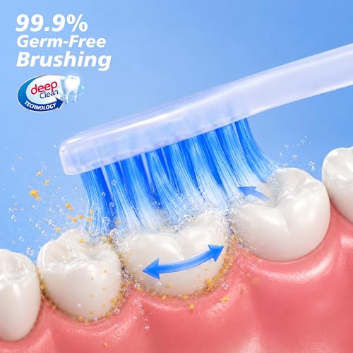 Image of Enshine Expert Protection Toothbrush for Adults, Pack of 8, Multicolor