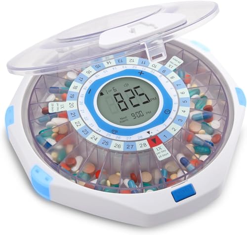 LiveFine WiFi Automatic Pill Dispenser and Remote...