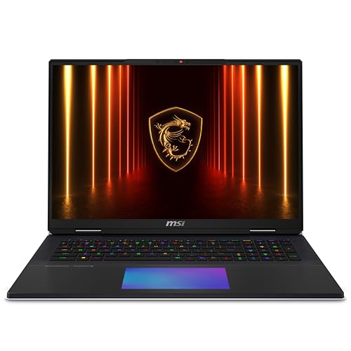 MSI Titan 18 HX AI A2XWJG-609FR: Intel Core Ultra 9 285HX - 64GB DDR5 - SSD 6TB - Nvidia RTX5090 24GB - 18' UHD+ Miniled 120Hz - Windows 11 Professional