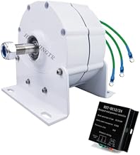 High-Efficiency 10000W Gearless Permanent Magnet Generator, 12V/24V/48V Low-Speed AC, Easy Installation, Auto Wind Direction Adjustment for Renewable Energy Solutions
