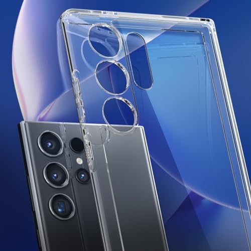 Spigen Ultra Hybrydowe etui kompatybilne z Samsung Galaxy S24 Ultra - krystalicznie przezroczyste