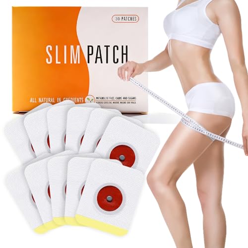 30 Piezas Parches Adelgazantes,Parches Adelgazantes para Quemar Grasa,Parches Eficaces para Perder Peso Rápidamente,Parches Abdominales Naturales para Reducir Cintura y Abdomen