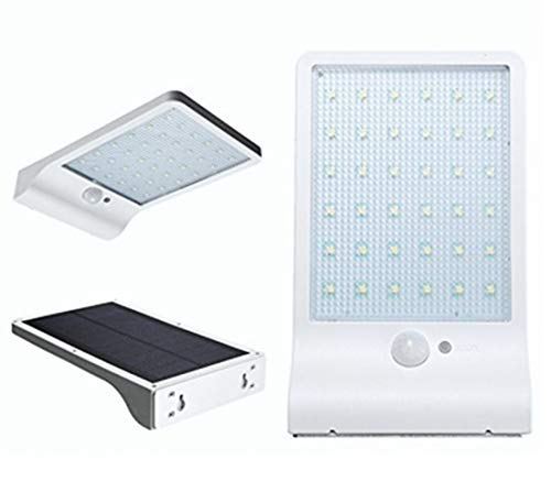Luminária Luz Solar 36 Leds Com Sensor De Movimento