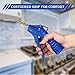 Honoson Air Nozzle Blower Gun Pistol Grip Air Blow Tool Compressor Accessories for Industrial Household Mechanics(Dark Blue,8 Pcs)