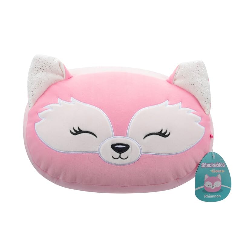 Squishmallows Peluche Empilable Rhiannon Renard Rose Collection 30cm