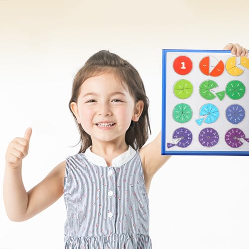 Livre magnétique des fractions pour l'apprentissage des mathématiques à la maison Livre magnétique des fractions pour l'apprentissage des mathématiques à la maison