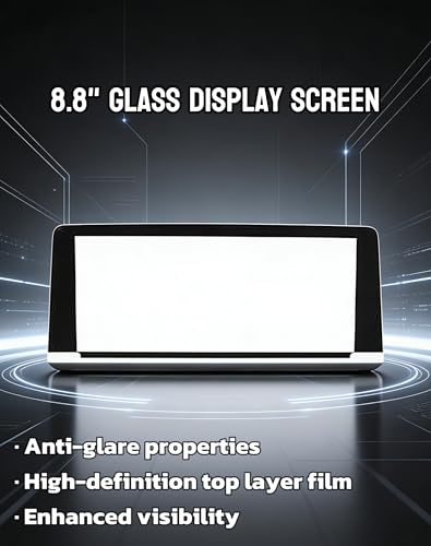 Image of LQ088K9RA01 8.8 inch Glass Display Screen Replacement for 2012-2017 BMW L7 CID High 3 4 Series F30 F31 F32 F33 F34 F36 OEM Information Display 9292248 (NO LCD Panel)