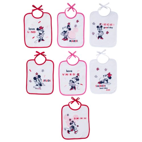 babyCalin - Disney Lot de 7 bavoirs naissance