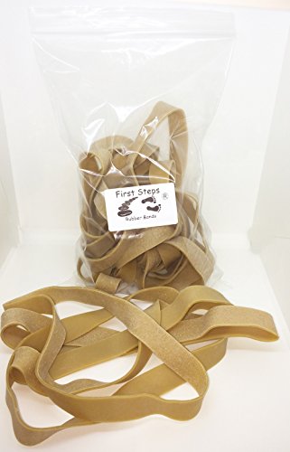 Extra Long & Wide 8 First Steps ® Rubber Elastic Bands Heavy Duty 200mm x 16mm No.108 (10)