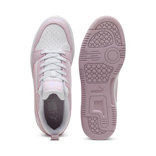 PUMA Rebound V6 Low Unisex Sneaker, Puma White Rose Mauve, 36 EU – Ansicht 5