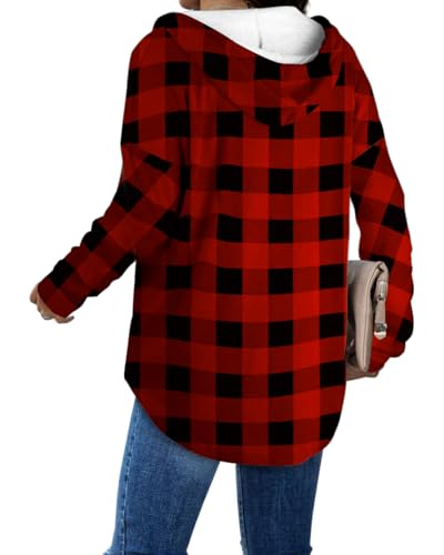 Image of Bofell Womens Fashion Tops Hoodies for Women Pullover Oversized Sweatshirts Long SLeeve Shirts Loose Fit