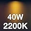 FLSNT 40W Equivalent LED Chandelier Light Bulbs, Dimmable Amber LED B11 ...