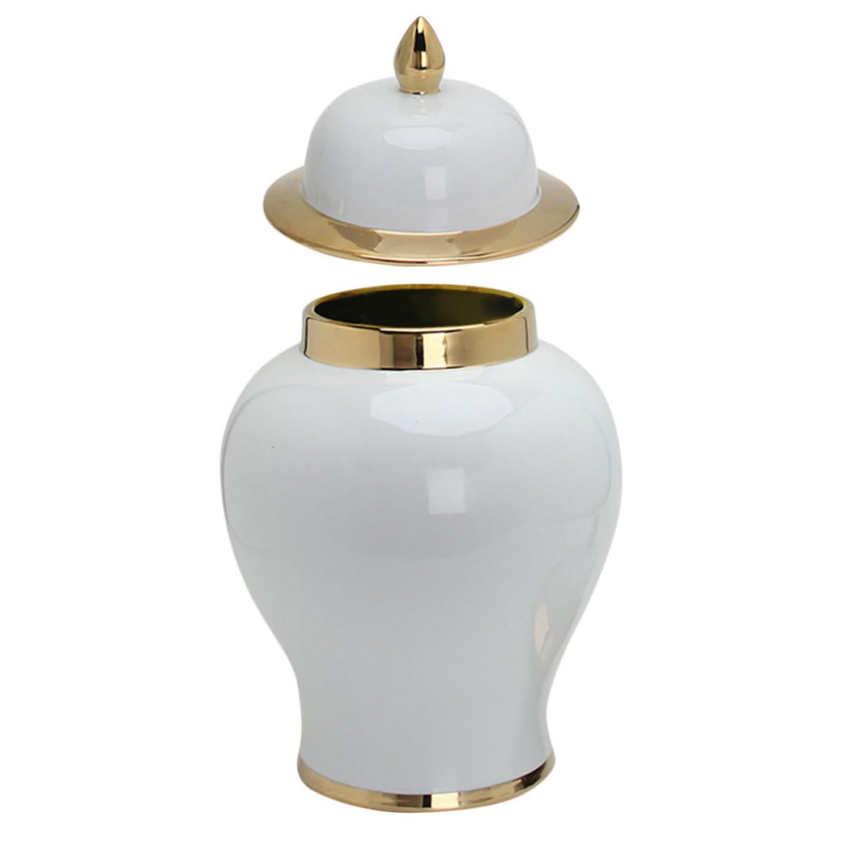 Vase céramique blanc pour décoration de table et réception