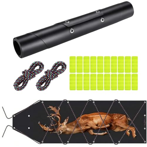 Mihauuke Trineo De Nieve Resistente con Marcadores Reflectantes,Accesorios De Jardinería - Reforzado Flexible con Cuerda para La Nieve En El Hielo Caza Deportes De Invierno Al Aire Libre Y Transporte