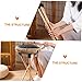 Yardwe Innovative Steel Tongue Drum Stand Wood Drum Holder Tripod Base for Hand Pan Sponge for Safety