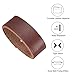 PATIKIL Leather Loop Keeper, 4 Pack Leather Loops Belt Keeper Loops Retainer Straps Replacement for 1.5