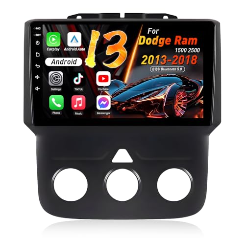 Autoradio Stereo Für Dodge Ram 2013-2019 1500 2500 Produktbild-Vorschau 3