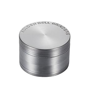 LIHAO Pollen Grinder Crusher 5cm Antik Silber – 4-teilig 32