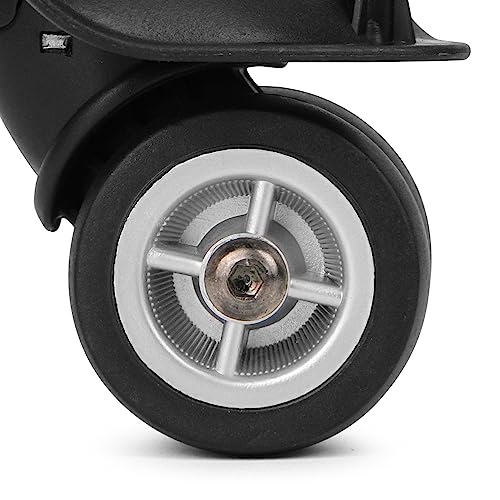 Volein Luggage Suitcase Wheels Replacement Kits, Spinner Plastic 360 Degree Rotation Wheel Repair for Travel, Mute Double Row Casters Pack of 2