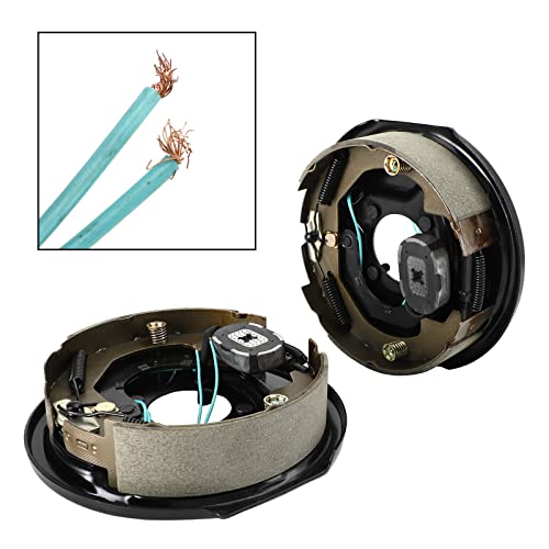 Mad Hornets Electric Trailer Brake Kit For Safe Towing,Electric Trailer Brake Kit -10"-Left And Right Hand Assemblies-3500 Lbs #TOP2