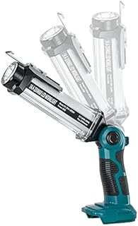 YEX-BUR LED Torch Rechargeable for Makita 18V Li-ion Battery, 35W 2000LM Bright Handheld Flashlight with USB Charging Port Outdoor Spotlight Small Torch Lantern for Car Repairing, Camping, Emergency