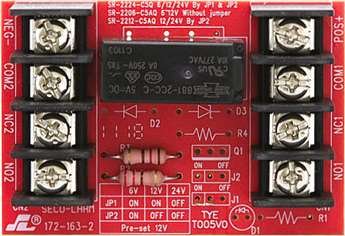 Enforcer Relay Module, One 5A Form C DPDT Relay (SR-2212-C5AQ)