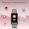 Smart Watch for Men Women,1.47 inches Fitness Watch with 24 Sports Modes,2Straps,Heart Rate,Sleep Monitor,SpO2,Step Counter,Activity Tracker,IPX8 Waterproof,Fast Charging,Smartwatch for Android iOS #4