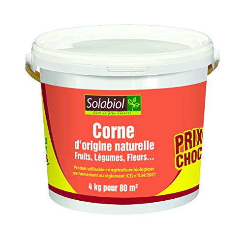 SOLABIOL SOCOR4 d'origine Naturelle 4 Kg Prix Choc | 100% Corne broyée, Puissant Cover
