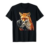 Funny fox with boxing gloves