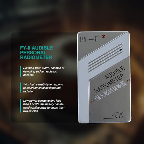 Detector de Radiación y Dosímetro Personal Audible miniatura 3
