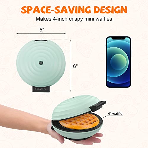 CROWNFUL Mini Waffle Maker - Image 5