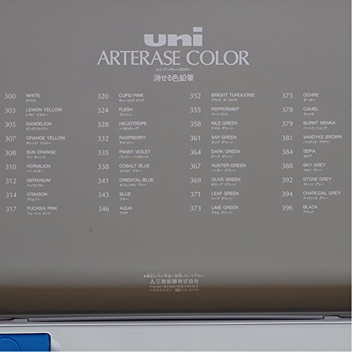 mitsubishi pencils uac36c erasable colored pencils uniateraise colors 36 colors