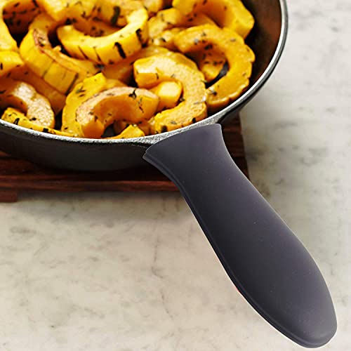 Traderplus 2 Pack Silicone Hot Handle Holder Non-Slip Pot Iron Skillet Grip Sleeve Cover #TOP6