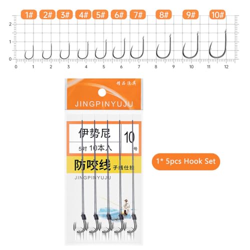 Kits de gancho duplo para pesca com design sem nós, lento e rápido, anzol de pesca para água salgada