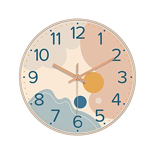 Horloge luxueuse à la mode et décorative art circulaire 14 pouces