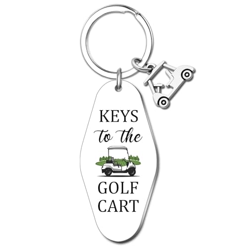 Golf Keychain Stuff Gifts for Golfers Keys To The Golf