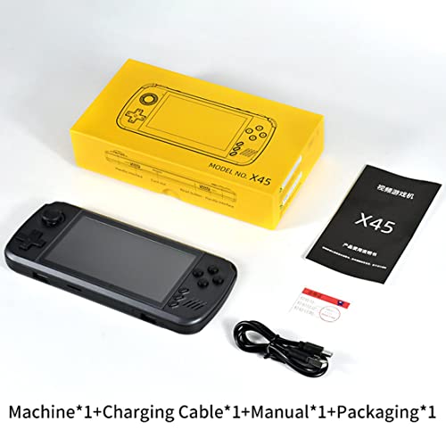 Console de jogos portátil X39 PRO, tela IPS de 4,5 polegadas 64G mais de 5800 jogos integrados, mini
