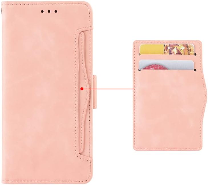 Miniatura 2 de Compatible with Wallet Case for ZTE Blade A53 (6.52 inches),Wallet Flip Cover,Leather Folio Protective Cover Pink