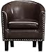 Rosevera Duilio Club Chair, Brown