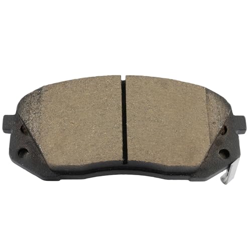 Image of cciyu D1295 Front Ceramic Disc Brake Pads Kit For Hyundai For Sonata 2015,For Hyundai For Tucson 2010-2015,For Kia For Cadenza 2014-2016,For Kia For Rondo 2007-2012,For Kia For Sportage 2011-2016