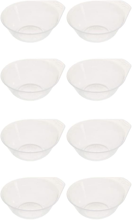 8pcs Portable Plastic Bowl Set for Outdoor Camping and Picnics Food-grade Material Lightweight and Compact for Soup Snacks and Salad Serving