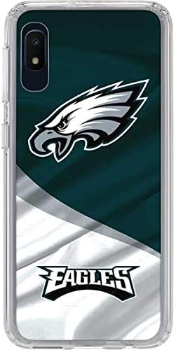 Skinit Clear Phone Case Compatible with Galaxy A10e - Officially Licensed NFL Philadelphia Eagles Design